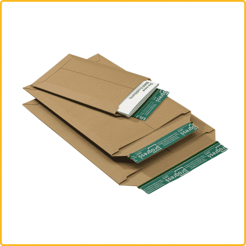 167x240x30 Versandtasche premium mit Selbstklebeverschluss und aufreissfaden braun