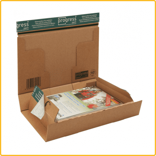 215x155x43 Postbox secure maxibrief karton braun