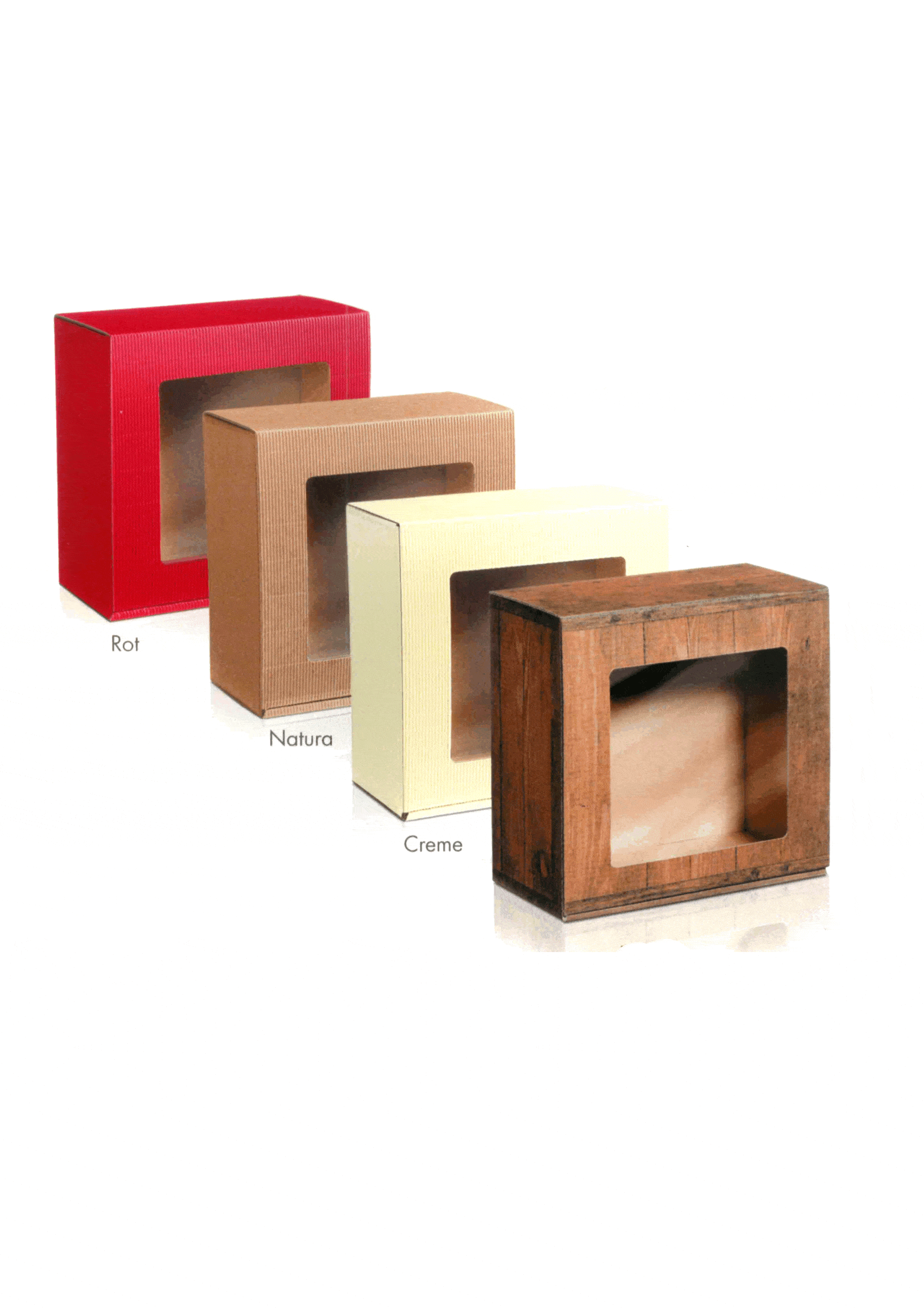 Geschenkbox Quadratisch Mit Sichtfenster 190 X 0 X 95 Mm